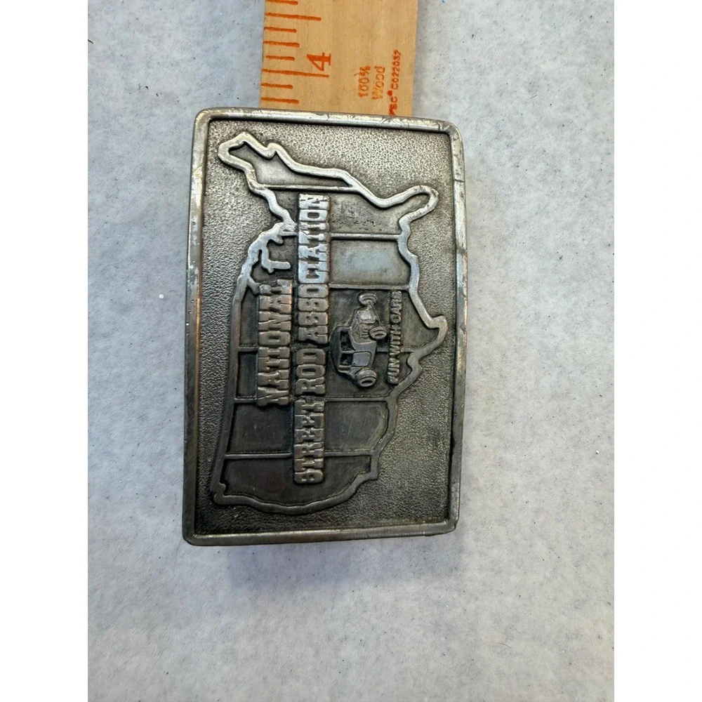Vintage National Street Rod Association NSRA Special Edition Car Belt Buckle